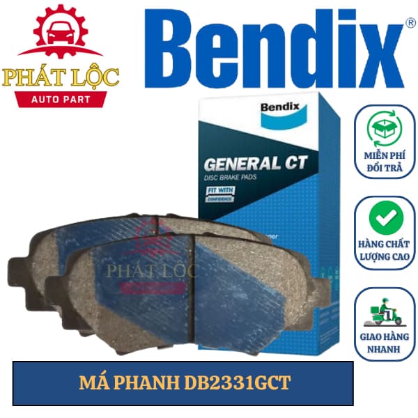 Má phanh sau  Bendix phù hợp Mazda3 2015-2023 ( Bendix chính hãng)