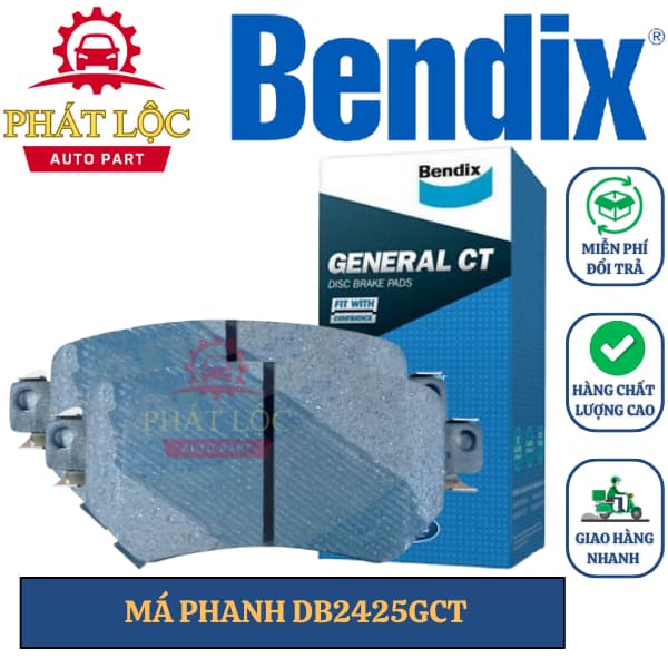 Má phanh sau Bendix phù hợp Mazda6 2016-2023 ( Bendix chính hãng)