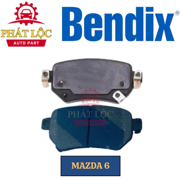 Má phanh sau Bendix phù hợp Mazda6 2016-2023 ( Bendix chính hãng) - ảnh 3