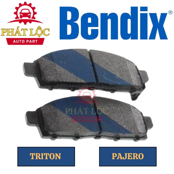 Má phanh trước Bendix phù hợp với  Triton 2005-2020, Pajero Sport 2008-2015 ( Bendix chính hãng) - ảnh 3