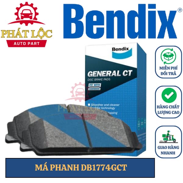 Má phanh trước Bendix phù hợp với  Triton 2005-2020, Pajero Sport 2008-2015 ( Bendix chính hãng)