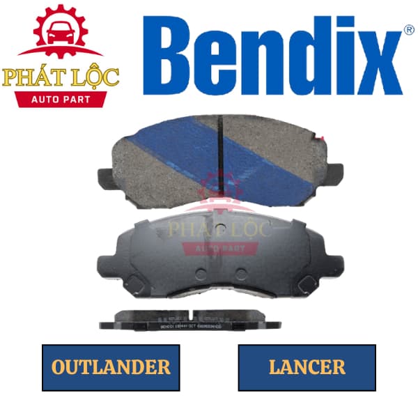 Má phanh trước Bendix phù hợp với Outlander 2015-2023, Lancer 2004-2012, Grandis 2.4 2004-2010 ( Bendix chính hãng) - ảnh 3