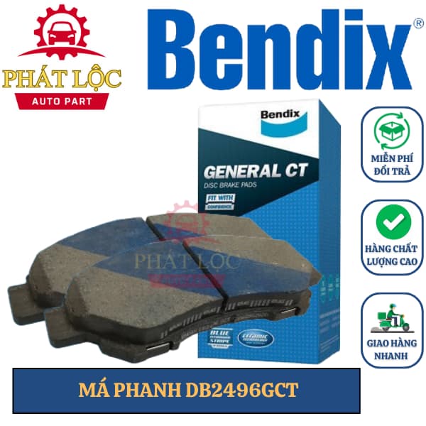Má phanh trước Bendix phù hợp Rush 2018-2024 ( Bendix chính hãng)