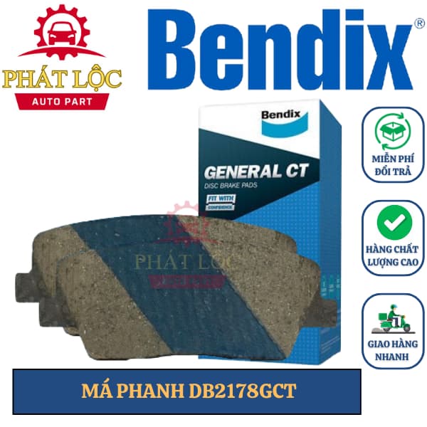 Má phanh sau Bendix phù hợp Santafe 2013-2017, Sorento 2.2 2.4 2009-2015 ( Bendix chính hãng)
