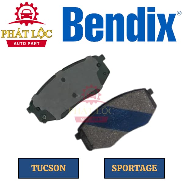 Má phanh trước Bendix phù hợp Tucson 2010-2014, Sonata 2.0 2009-2012, Sportage 2010-2014 ( Bendix chính hãng) - ảnh 3