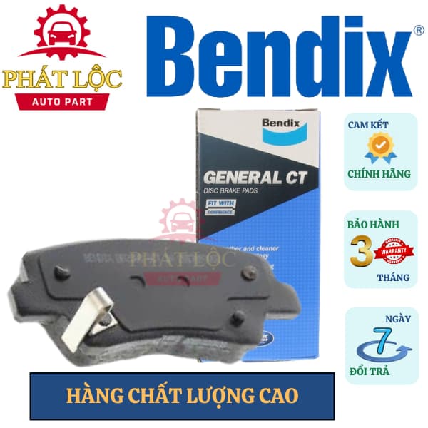Má phanh sau Bendix phù hợp Tucson 2.0 2015-2019, Accent 2011-2023, ... ( Bendix chính hãng) - ảnh 2