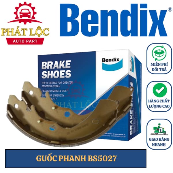 Guốc phanh sau Bendix phù hợp Avanza 2011-2021 ( Bendix chính hãng)