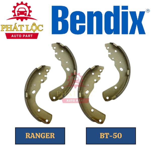 Guốc phanh sau Bendix phù hợp Ranger 2.2 3.2 2013-2022, BT-50 2013-2021 ( Bendix chính hãng) - ảnh 3
