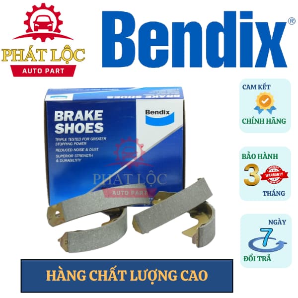 Guốc phanh sau Bendix phù hợp Ranger 2.2 3.2 2013-2022, BT-50 2013-2021 ( Bendix chính hãng) - ảnh 2