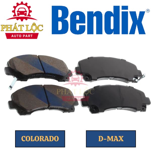 Má phanh trước phù hợp xe Colorado 2013-2017, Dmax 2007-2017, Trailblazer 2016-2022, Mu-X 2018-2022 ( Bendix chính hãng) - ảnh 3