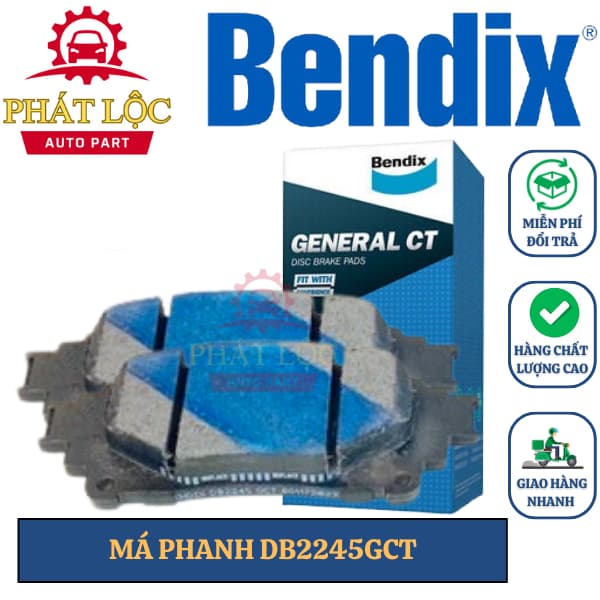 Má phanh sau Bendix phù hợp Fortuner 2019-2023 ( Bendix chính hãng)