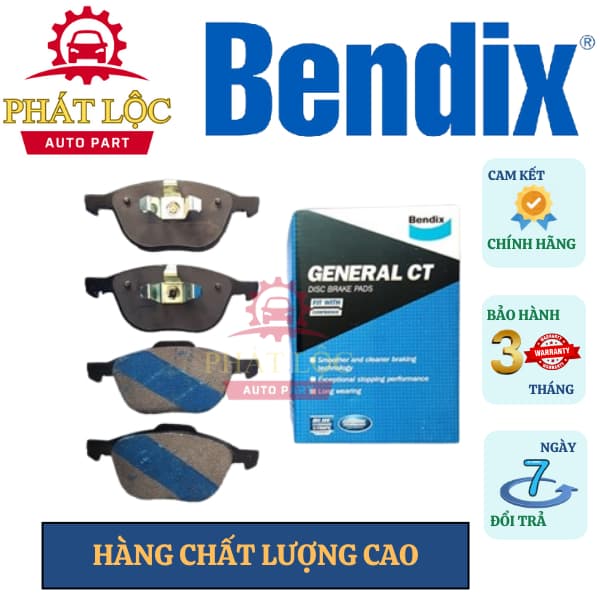 Má phanh trước Bendix phù hợp Ford Ecosport 2012-2020, Focus 2004-2020 ( Bendix chính hãng) - ảnh 2