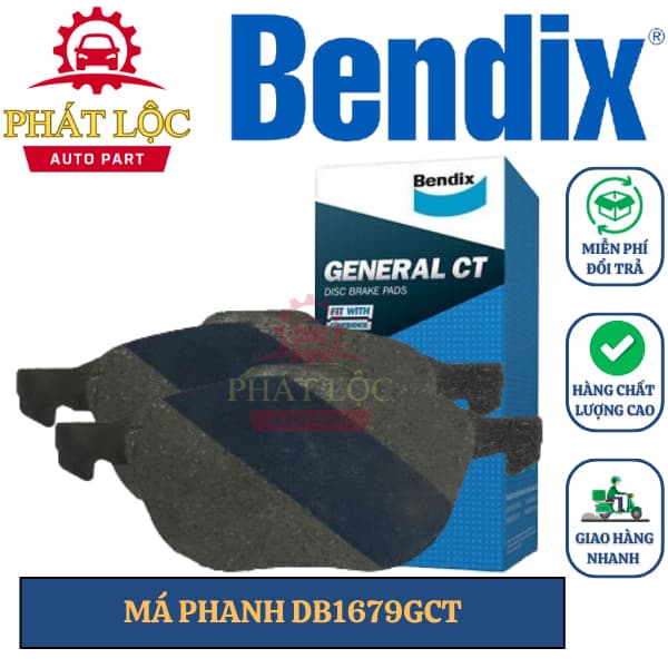 Má phanh trước Bendix phù hợp Ford Ecosport 2012-2020, Focus 2004-2020 ( Bendix chính hãng)