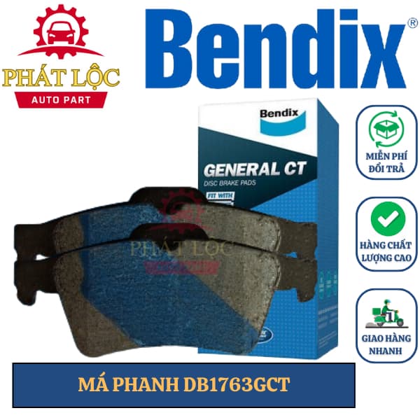 Má phanh sau Bendix phù hợp Ford Ecosport 2012-2020, Focus 2005-2020 ( Bendix chính hãng)