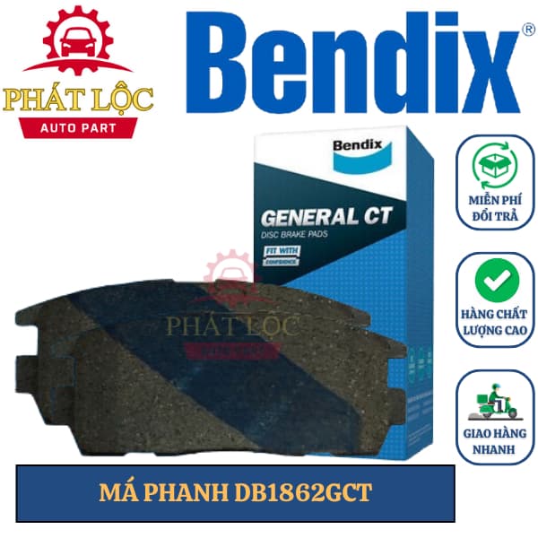 Má phanh sau Bendix phù hợp  Captiva 2007-2018 ( Bendix chính hãng)