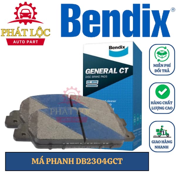 Má phanh trước Bendix phù hợp Honda Accord 2016-2022, HRV 1.8 ( Bendix chính hãng)