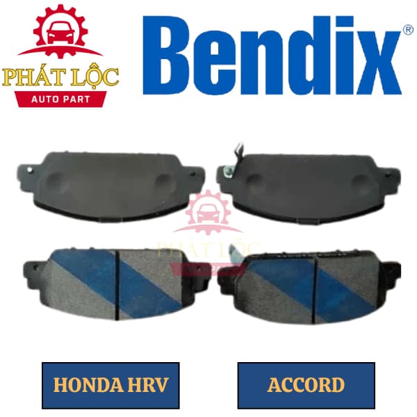 Má phanh trước Bendix phù hợp Honda Accord 2016-2022, HRV 1.8 ( Bendix chính hãng) - ảnh 3