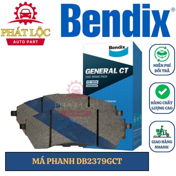 Má phanh trước Bendix phù hợp Ford Everest 2015-2022, Ranger Raptor 2.0/2.2 2018-2022 ( Bendix chính hãng)