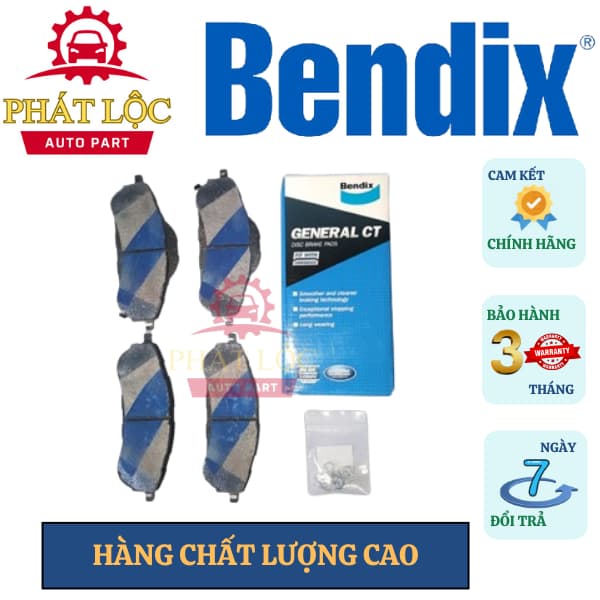 Má phanh sau  Bendix phù hợp Ford Everest 2015-2022 ( Bendix chính hãng) - ảnh 2