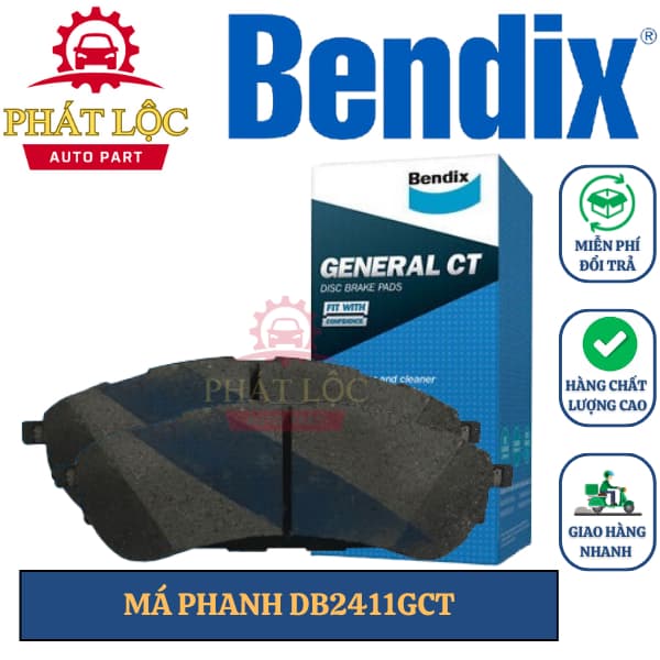 Má phanh sau  Bendix phù hợp Ford Everest 2015-2022 ( Bendix chính hãng)