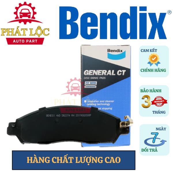 Má phanh trước Bendix phù hợp với  Navara NP300 2014-2021, Terra 2.5 2015-2021 ( Bendix chính hãng) - ảnh 2