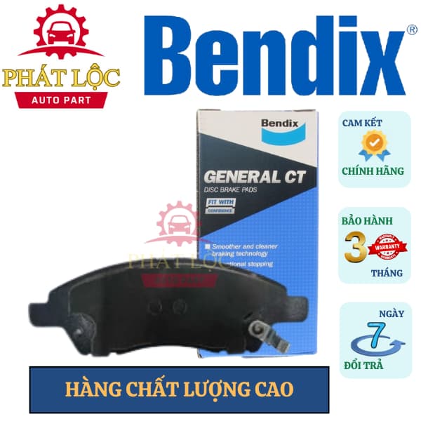 Má phanh trước Bendix phù hợp Nissan Sunny 2014-2021, Almeria 2013-2021, Livina 2008-2015 ( Bendix chính hãng) - ảnh 2