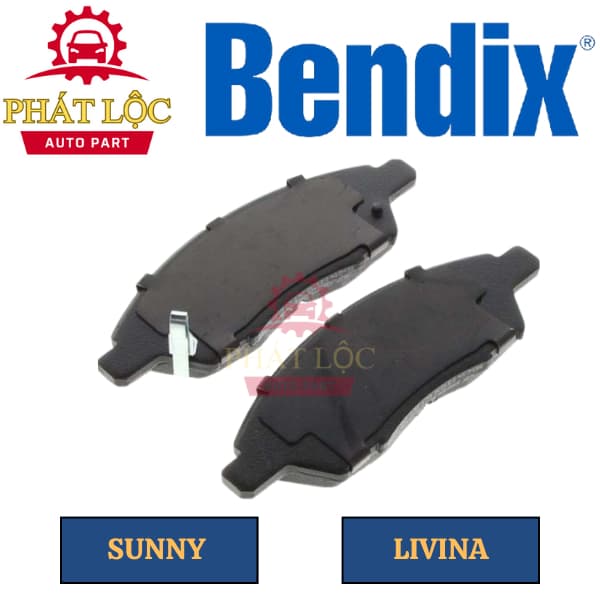 Má phanh trước Bendix phù hợp Nissan Sunny 2014-2021, Almeria 2013-2021, Livina 2008-2015 ( Bendix chính hãng) - ảnh 3