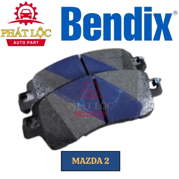 Má phanh trước Bendix phù hợp Mazda2 2015-2022 ( Bendix chính hãng) - ảnh 3