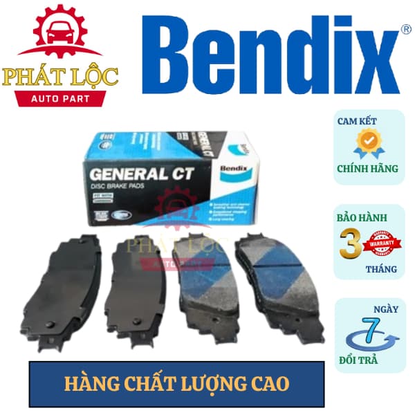 Má phanh sau Bendix phù hợp Camry 2019-2023 ( Bendix chính hãng) - ảnh 2