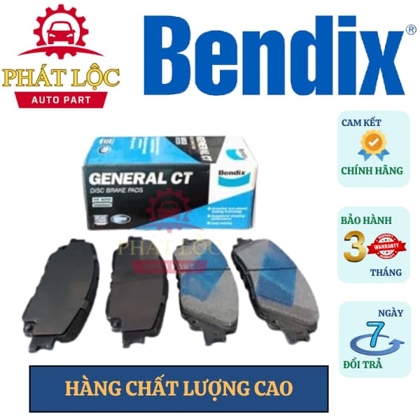 Má phanh trước Bendix phù hợp Camry 2019-2023, Corolla Cross 2020-2023 ( Bendix chính hãng) - ảnh 2