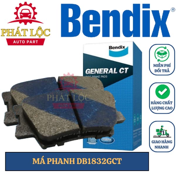 Má phanh sau Bendix phù hợp Camry 2007-2018, Corolla Cross 2020-2023 ( Bendix chính hãng)