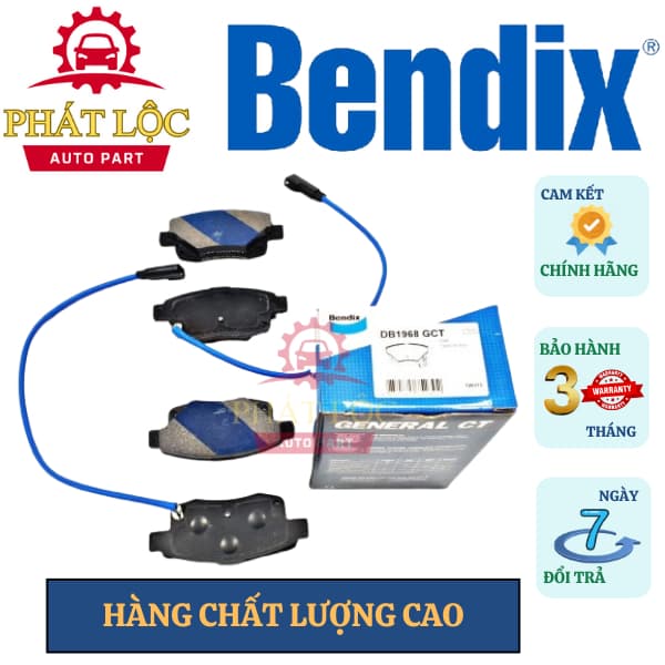 Má phanh sau Bendix phù hợp Ford Transit 2006-2020 ( Bendix chính hãng) - ảnh 2