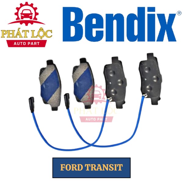 Má phanh sau Bendix phù hợp Ford Transit 2006-2020 ( Bendix chính hãng) - ảnh 3