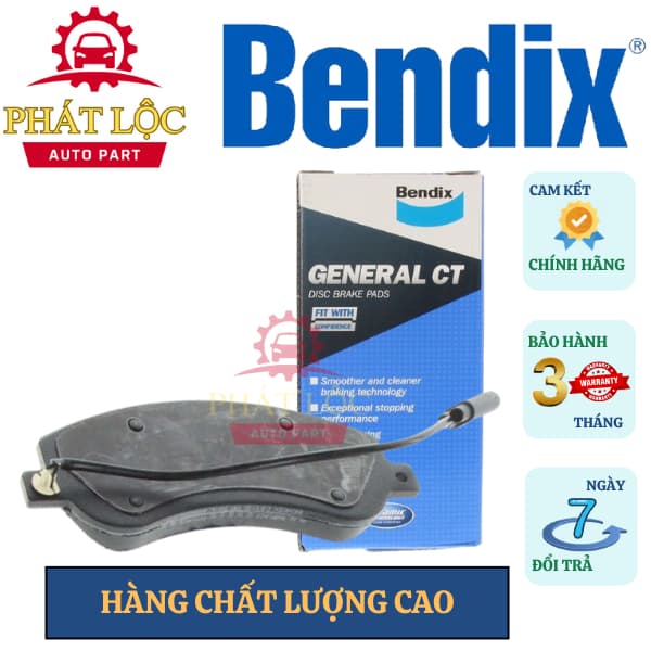 Má phanh trước Bendix phù hợp Ford Transit có giắc điện 2006-2021 (Bendix chính hãng) - ảnh 2