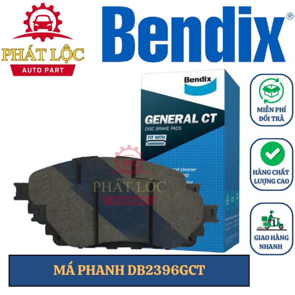 Má phanh trước  Bendix phù hợp với  Innova 2017-2022, Hilux 2016-2022 ( Bendix chính hãng)
