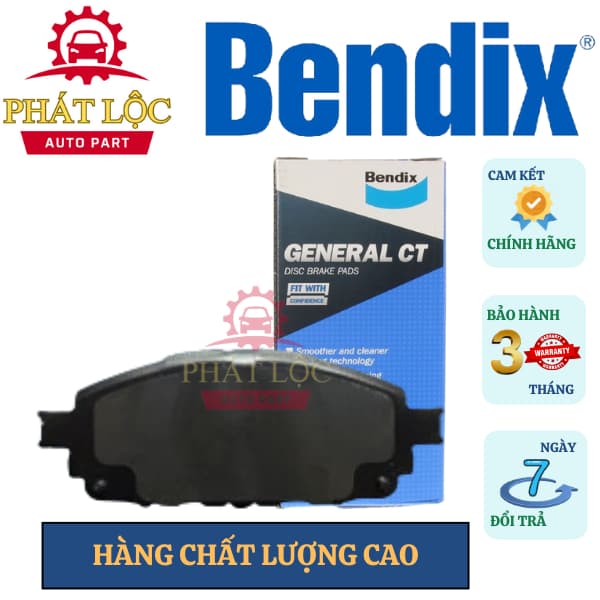 Má phanh trước  Bendix phù hợp với  Innova 2017-2022, Hilux 2016-2022 ( Bendix chính hãng) - ảnh 2