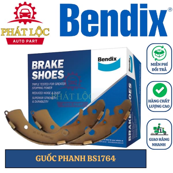 Guốc phanh sau  Bendix phù hợp Honda BRV ( Bendix chính hãng)