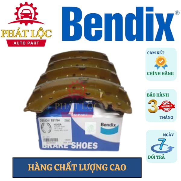 Guốc phanh sau  Bendix phù hợp Honda BRV ( Bendix chính hãng) - ảnh 2