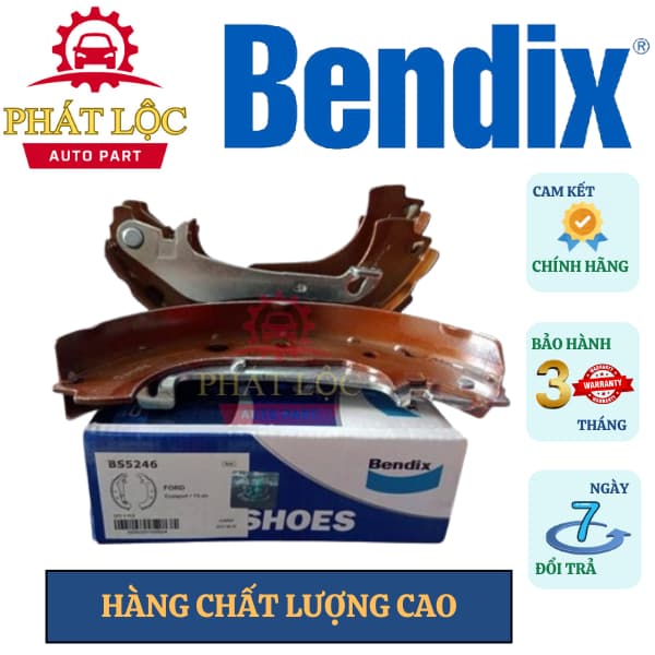 Guốc phanh sau Bendix phù hợp Ford Ecosport 2013-2020 ( Bendix chính hãng) - ảnh 2