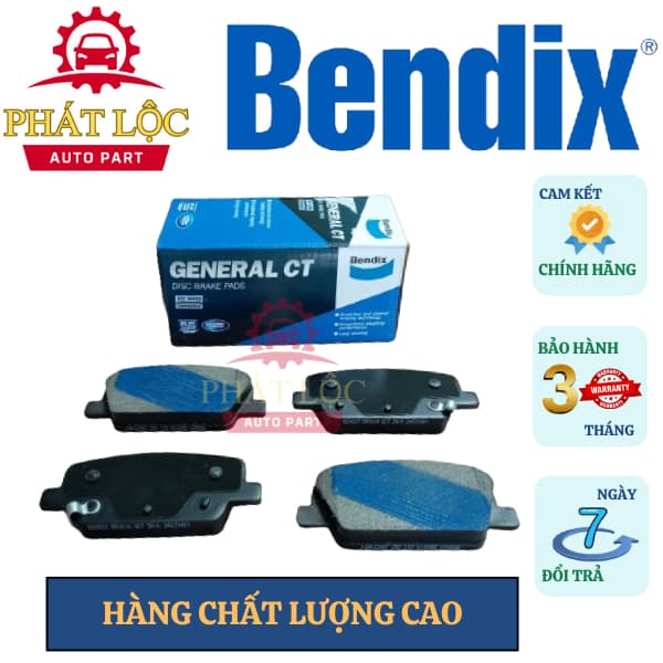 Má phanh sau Bendix phù hợp Santafe 2018-2023 ( Bendix chính hãng) - ảnh 2