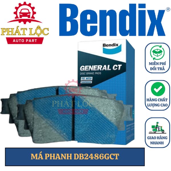 Má phanh sau điện tử Bendix phù hợp với Outlander 2015-2022 ( Bendix chính hãng)