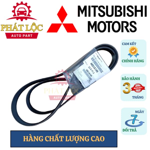 Dây curoa Triton máy dầu 2009-2016 chính hãng ( Mitsubishi chính hãng) - ảnh 2