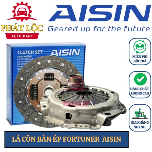 Bộ lá côn bàn ép Aisin phù hợp với Fortuner các đời ( Aisin chính hãng)