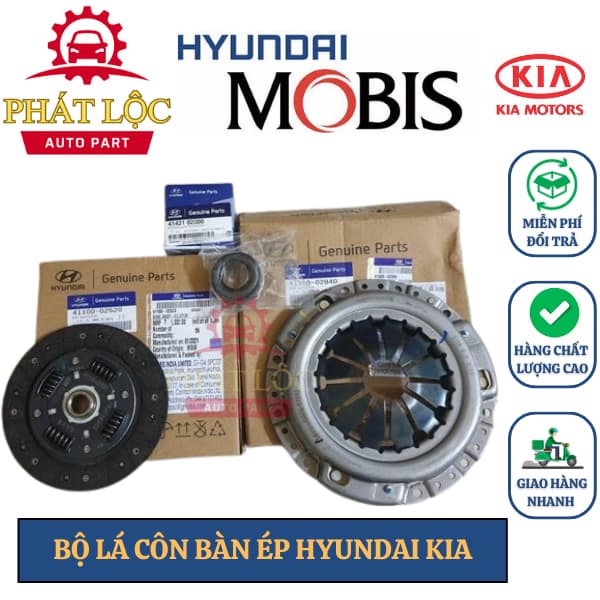 Bộ lá côn bàn ép Monring, I10 1.0 1.2 các đời ( Mobis chính hãng)