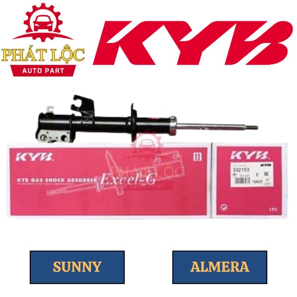 [GIÁ 1 ĐÔI] Phuộc trước, Giảm xóc trước KYB phù hợp với Sunny 2009-2021 ( KYB chính hãng 100%) - ảnh 3