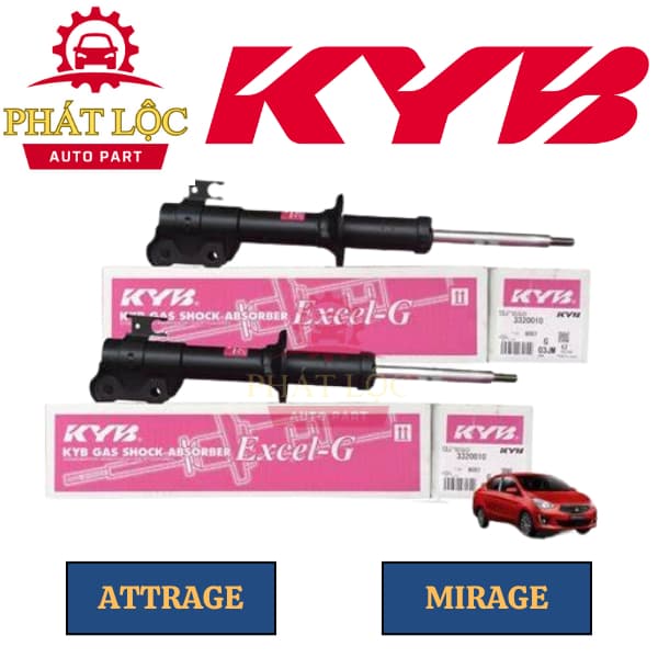 [GIÁ 1 ĐÔI] Phuộc trước, Giảm xóc trước KYB phù hợp với Attrage 2013-2021, Mirage 2012-2021 ( KYB chính hãng 100%) - ảnh 3