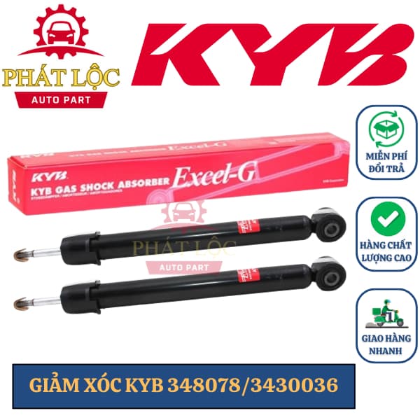 [GIÁ 1 ĐÔI] Phuộc sau, Giảm xóc sau KYB phù hợp với Honda Civic 2006-2022 ( KYB chính hãng 100%)