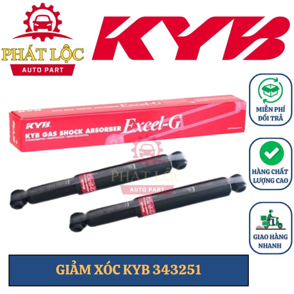 [GIÁ 1 ĐÔI] Phuộc sau, Giảm xóc sau KYB phù hợp với Triton 2005-2016 ( KYB chính hãng 100%)