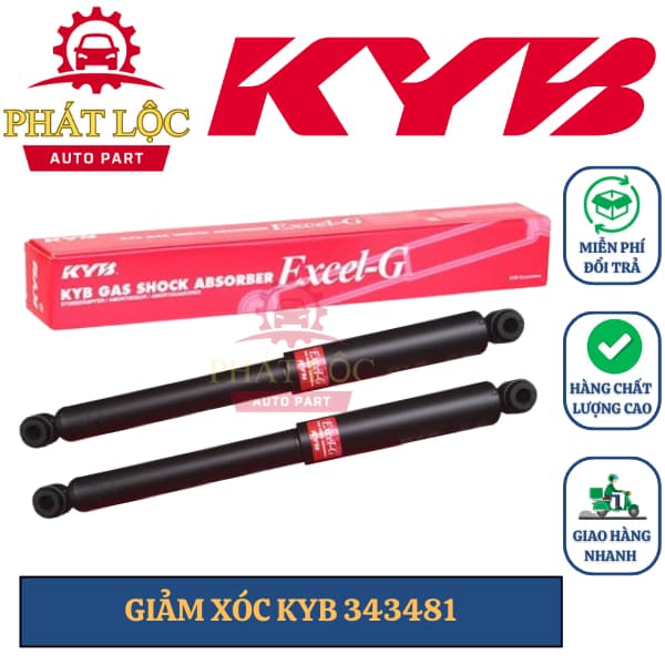 [GIÁ 1 ĐÔI] Phuộc sau, Giảm xóc sau KYB phù hợp với Super Carry Pro, APV 2006-2008 ( KYB chính hãng 100%)
