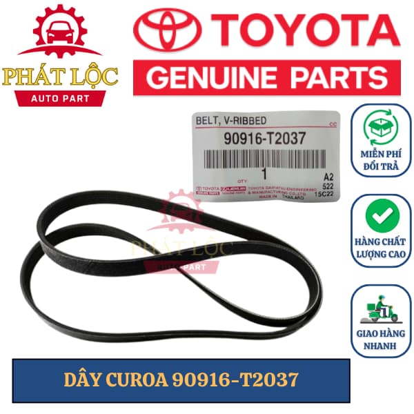 Dây curoa tổng Corolla Cross ( Toyota chính hãng 100%)